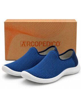 Arcopedico Gaia Easy Fit Supportive Knit Slip-On Shoes Jeans Blue EU 38 US 7.5
